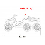 Elektrická Štvorkolka - Qud Sport TX ATV - žltá